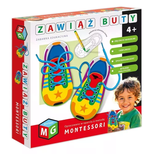 Montessori. Zawiąż buty
