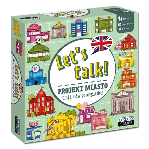 Let's talk! Projekt miasto. Gra do nauki języka angielskiego