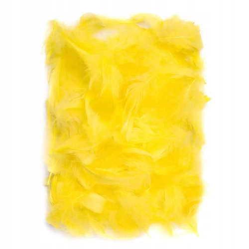 Piórka żółte 5-12cm 10g