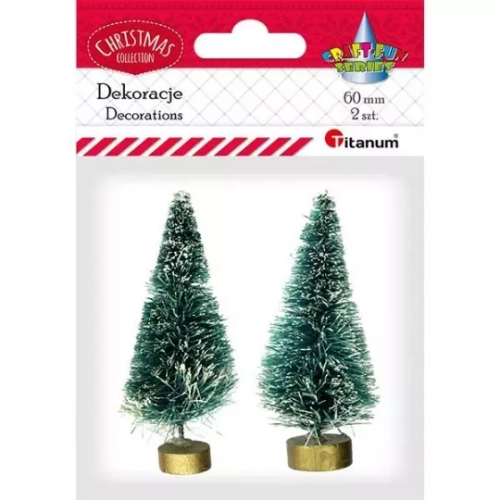 Ozdoba dekoracyjna, choinki (2 sztuki)