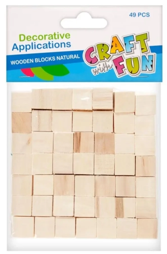 Kostki Drewniane Dekoracyjne Craft with Fun 291077