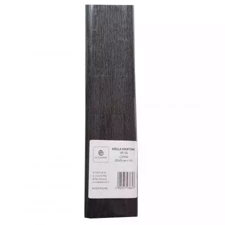 Krepina premium 120 czarny 200x50 cm INTERDRUK