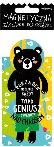 Zakładka magnetyczna do książek. Misiek