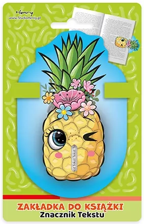 Zakładka / znacznik tekstu, ananas