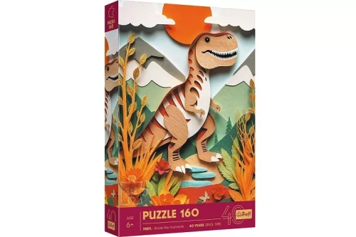 Puzzle 160 40-lecie Trefl Paper Art: Dinozaur