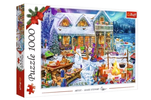 Puzzle 1000 XMAS Zimowy czas TREFL