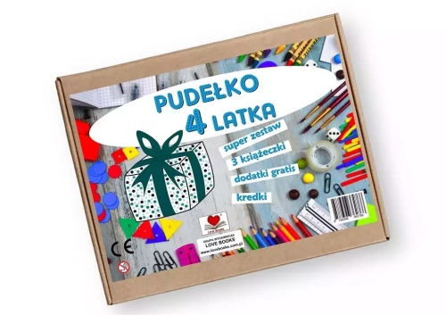 Pudełko 4 latka. Zestaw edukacyjny
