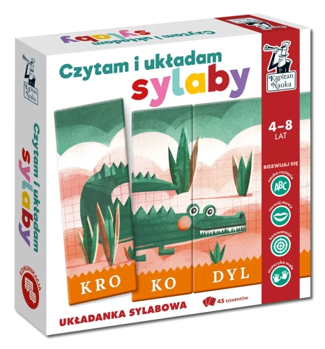 Czytam i układam sylaby. Układanka sylabowa