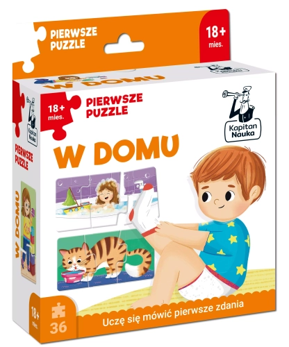Pierwsze puzzle. W domu