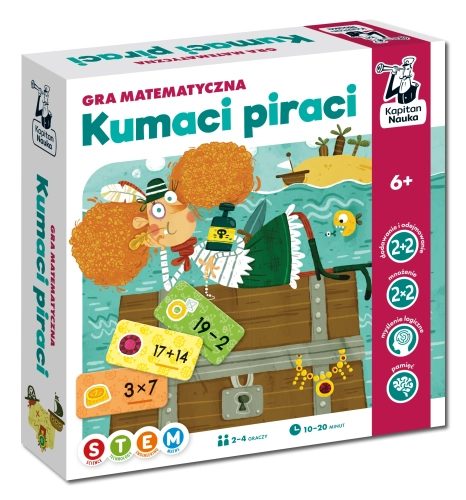 Kumaci piraci. Gra matematyczna