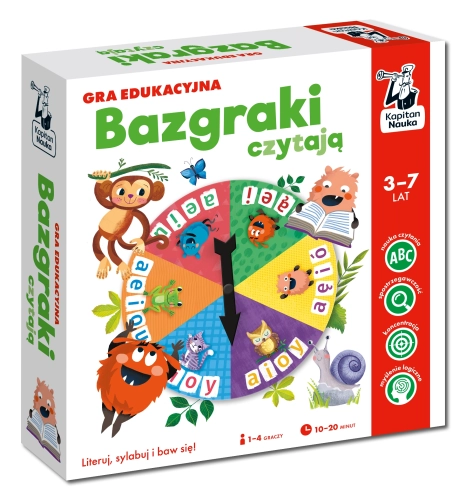 Bazgraki czytają. Gra edukacyjna
