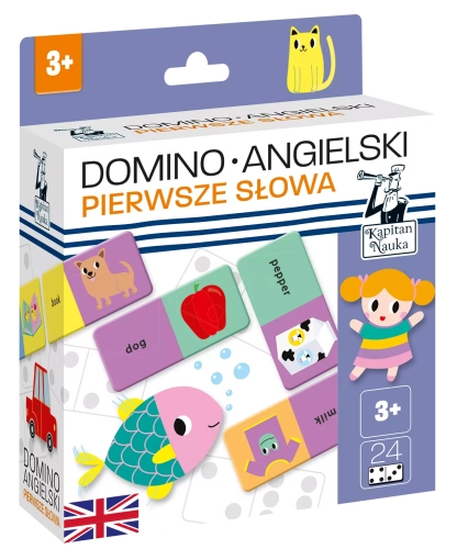Domino. Angielski. Pierwsze słowa