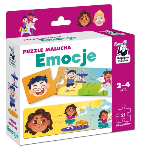 Puzzle malucha. Emocje