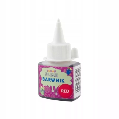Slime. Barwnik czerwony