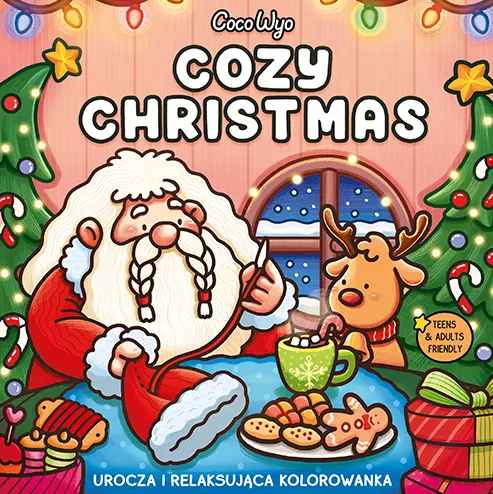 Cozy Christmas. Urocza i relaksująca kolorowanka