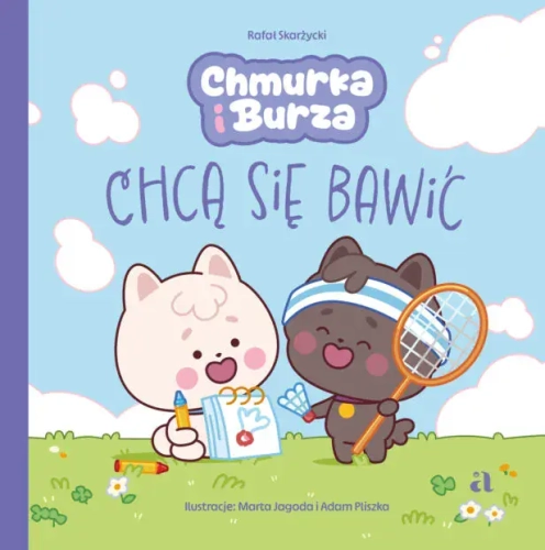 Chmurka i Burza chcą się bawić