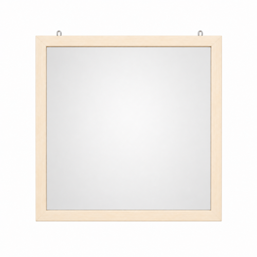 Lustro logopedyczne 60x60cm wiszące rama 5cm