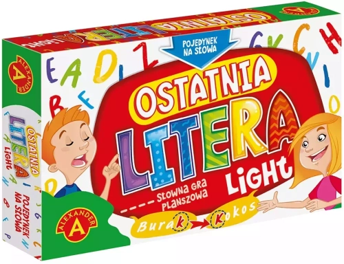 Gra planszowa. Ostatnia litera. Light