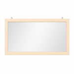 Lustro logopedyczne 90x50cm wiszące rama 5cm