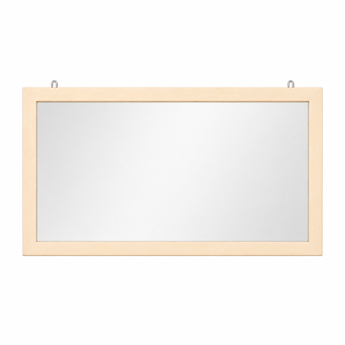 Lustro logopedyczne 90x50cm wiszące rama 5cm  klon