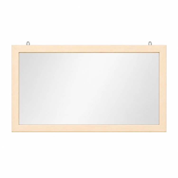 Lustro logopedyczne 90x50cm wiszące rama 5cm  klon