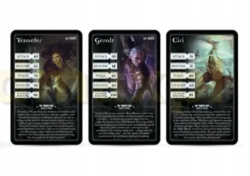 Gra planszowa WINNING MOVES Top Trumps The Witcher Winning Moves
