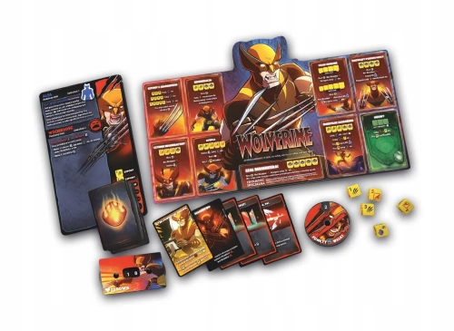Gra planszowa Marvel Dice Throne: X-Men - Box 1 (Iceman, Psylocke, Storm, Wolverine) Lucky Duck Game
