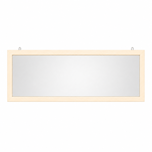 Lustro logopedyczne 130x40cm wiszące rama 5cm