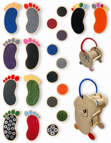 Sensoryczna ścieżka terapeutyczna stopy - Sensory Feet 1