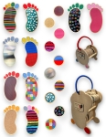 Sensoryczna ścieżka terapeutyczna stopy - Sensory Feet 2