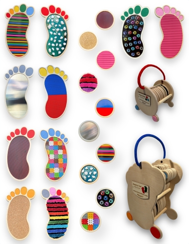 Sensoryczna ścieżka terapeutyczna stopy - Sensory Feet 2