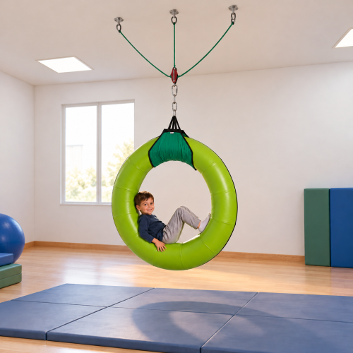Jaskrawa huśtawka terapeutyczna z chłopcem.png