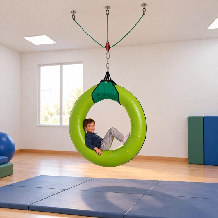 Jaskrawa huśtawka terapeutyczna z chłopcem.png