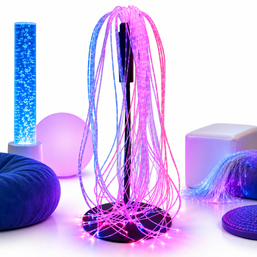Neonowa lampa światłowodowa w sali sensorycznej.png