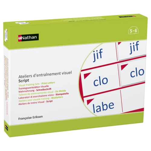 Ćwiczenia percepcji wzrokowej – Małe litery