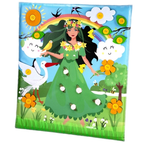 Sensoryczne guzikowe pory roku - Wiosna