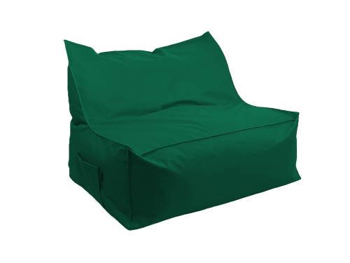 NC587 Kanapa pufa z oparciem bottle green bok.png