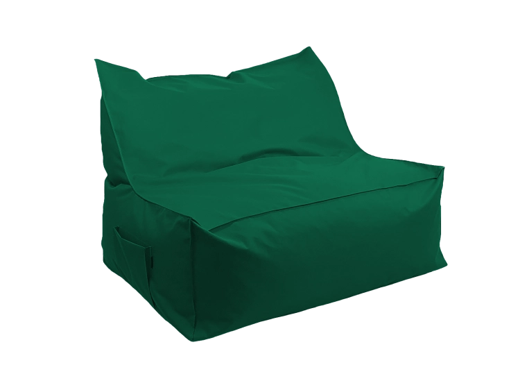NC587 Kanapa pufa z oparciem bottle green bok.png