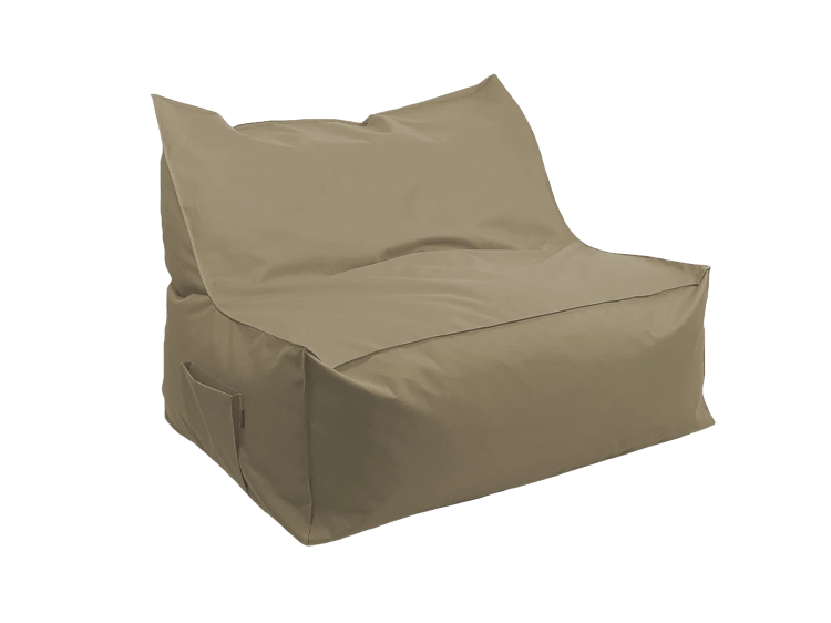 NC587 Kanapa pufa z oparciem khaki bok.png