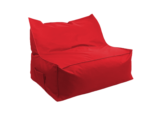 NC587 Kanapa pufa z oparciem light red bok.png