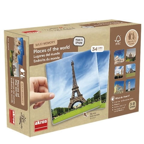 Miejsca świata - karty pamięci