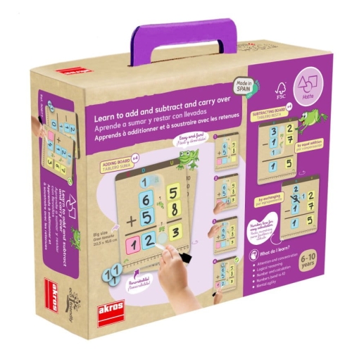 Naucz się dodawać, odejmować i przenosić