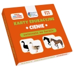 Karty Edukacyjne - Cienie - Zwierzęta na farmie