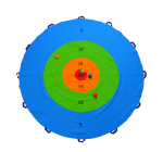 Chusta animacyjna - Tarcza